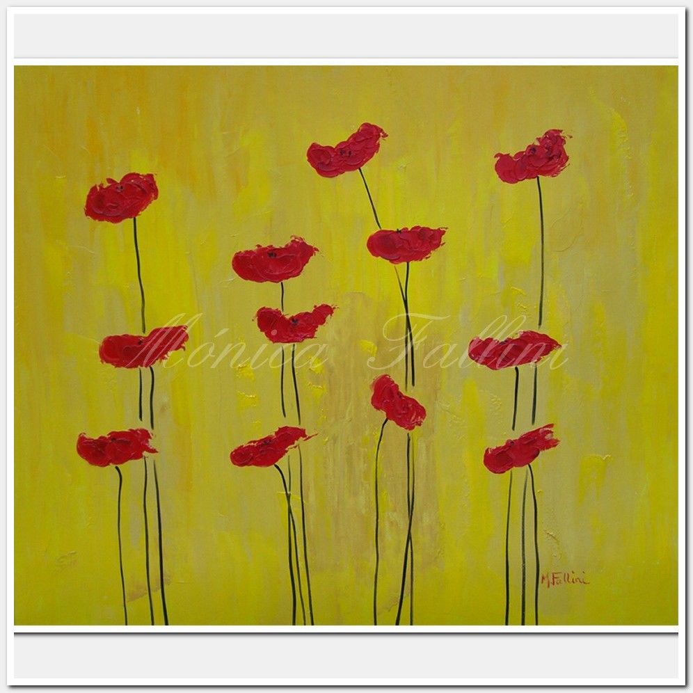 Painting titled 'Free spirit Poppies XI' by Monica Fallini