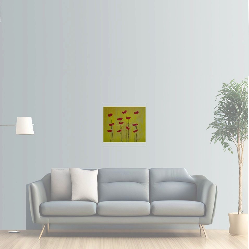 Painting titled 'Free spirit Poppies XI' by Monica Fallini