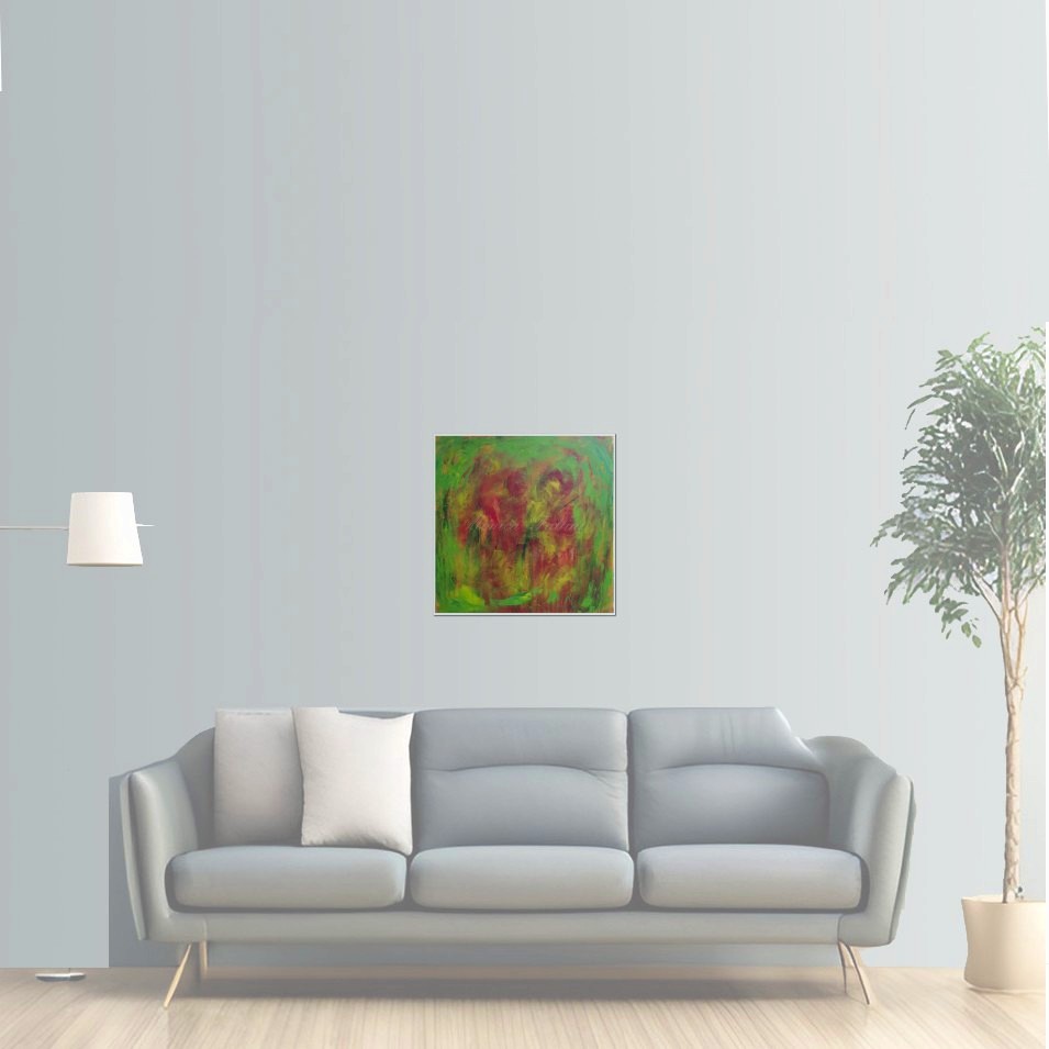 Painting titled 'Abstract series # 2' by Monica Fallini