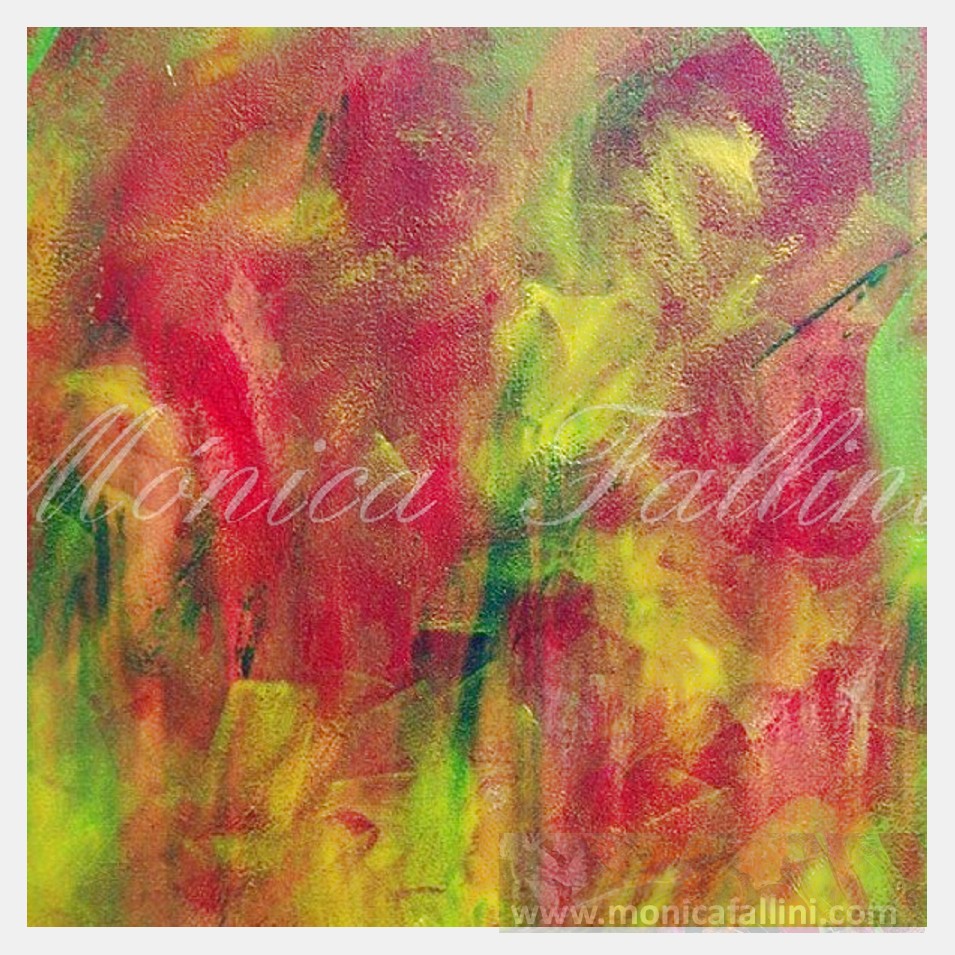 Painting titled 'Abstract series # 2' by Monica Fallini