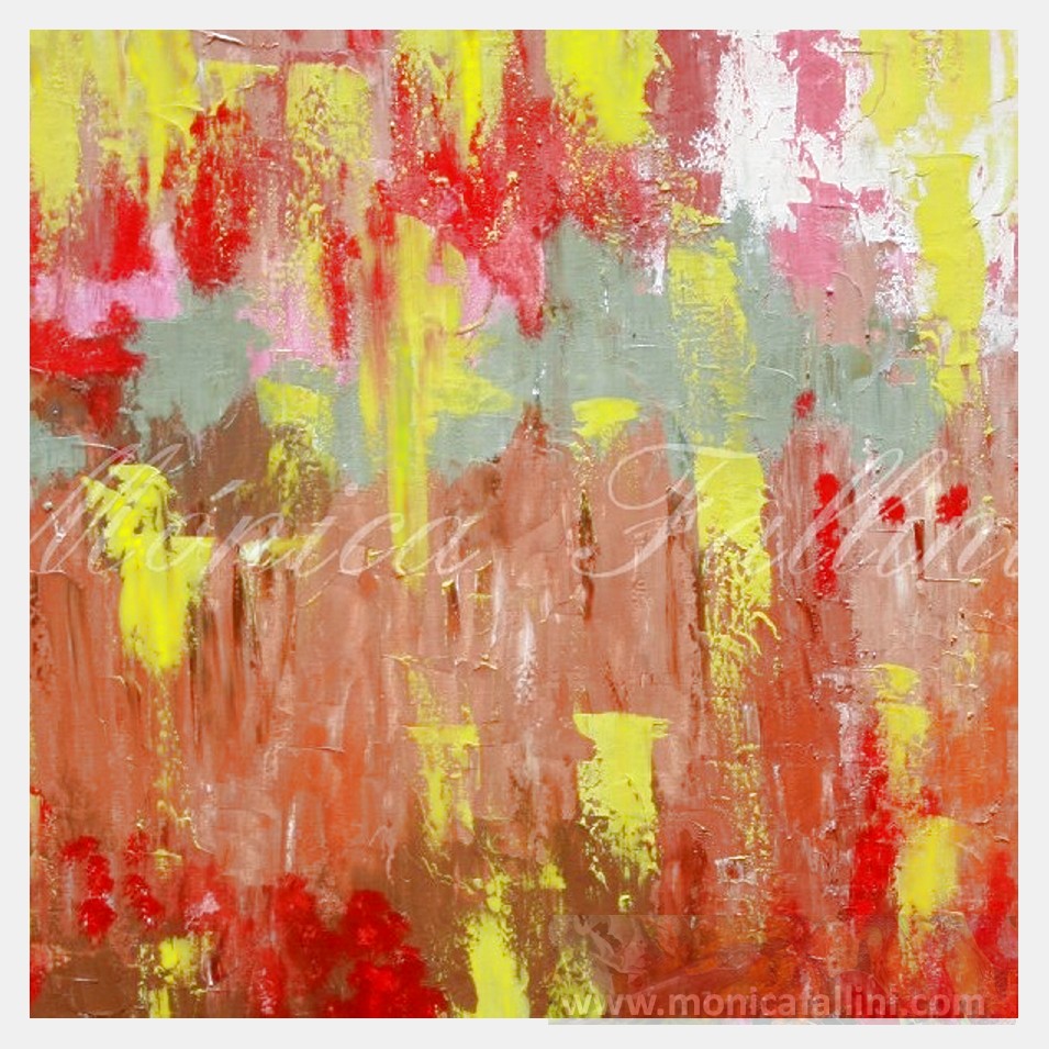 Painting titled 'Melting promises II' by Monica Fallini