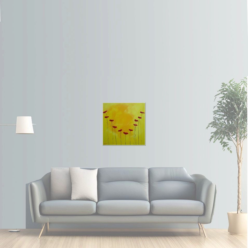 Painting titled 'Free spirit Poppies X' by Monica Fallini