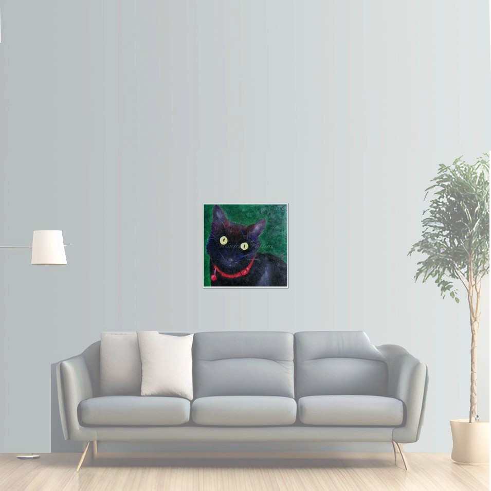 Painting titled 'Surprised Pauline' by Monica Fallini
