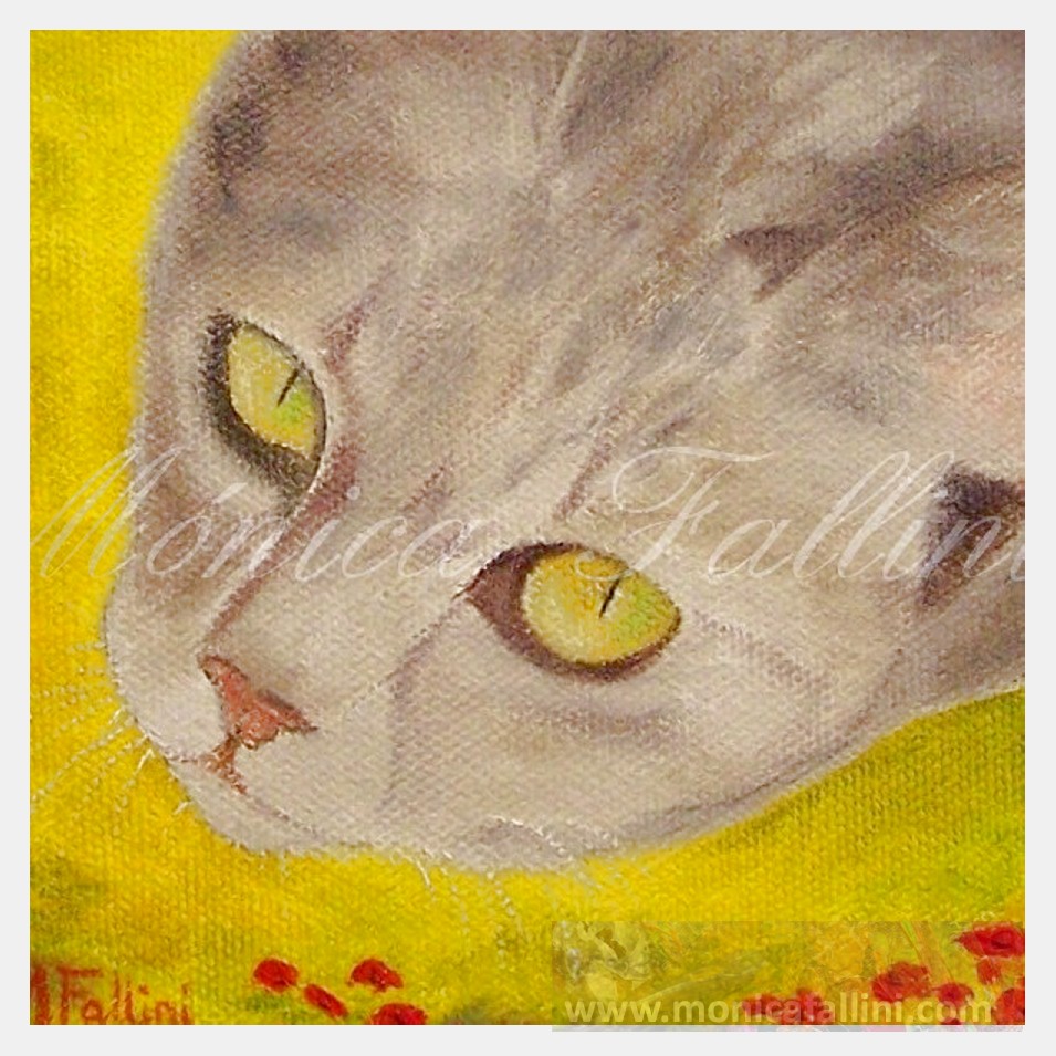 Painting titled 'Francesca # 2' by Monica Fallini