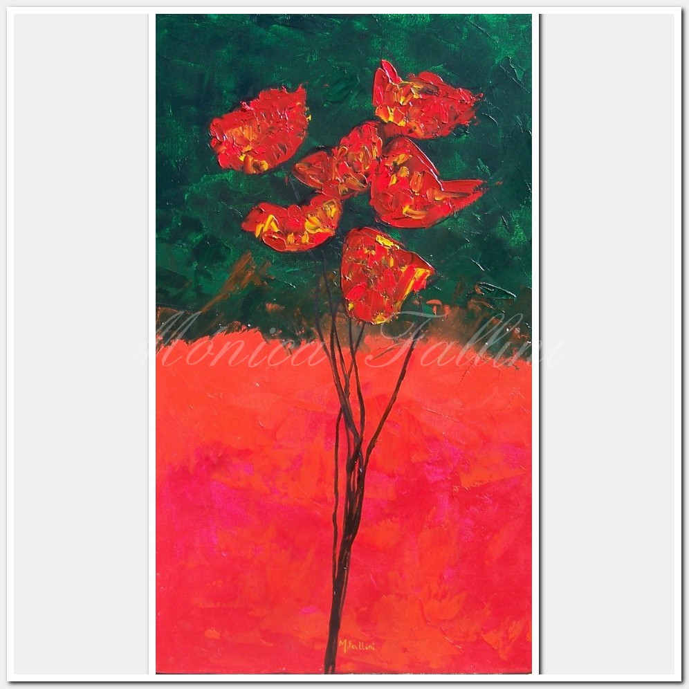 Painting titled 'Where two worlds collide II' by Monica Fallini