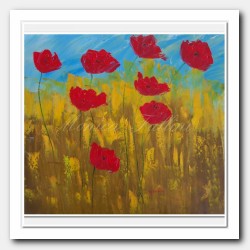 Winter Poppies I