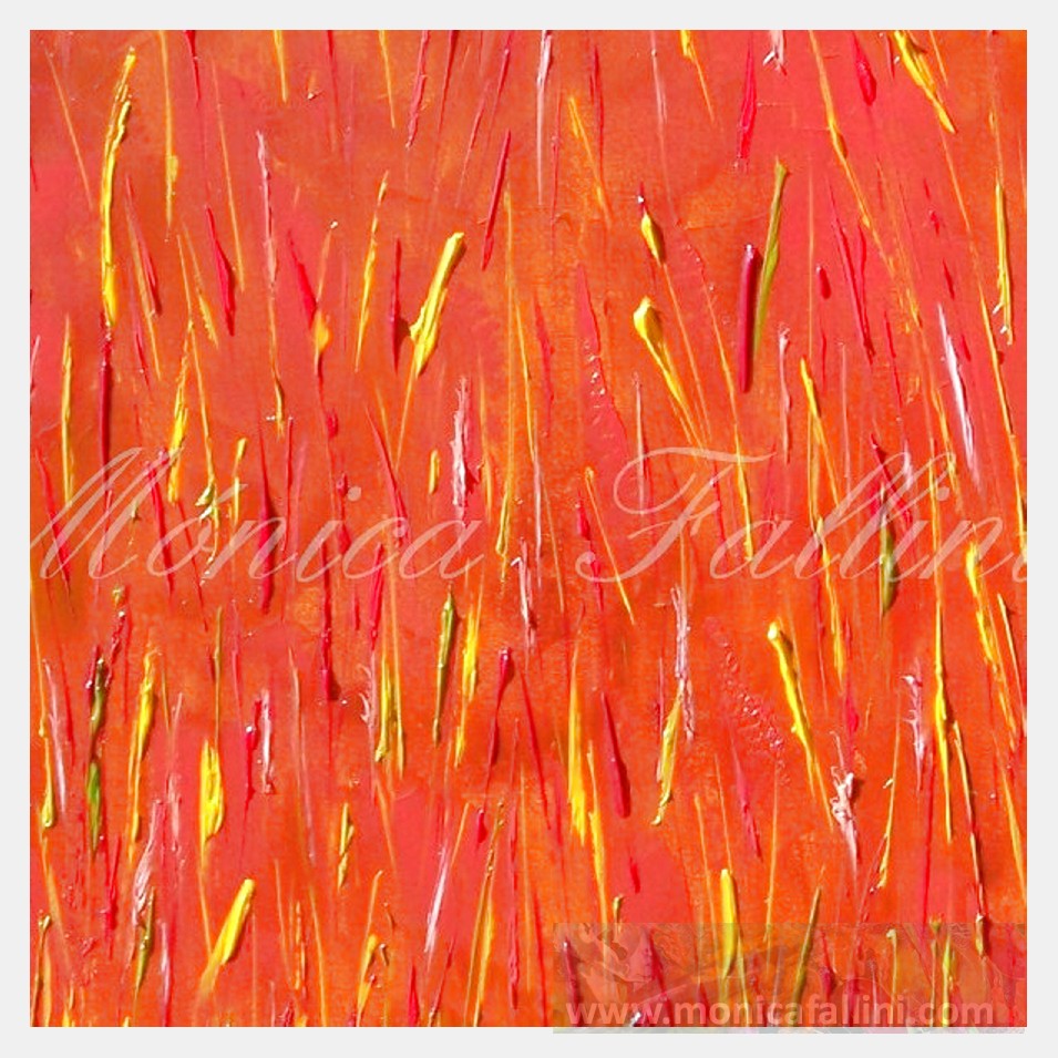 Painting titled 'Wild nature IV' by Monica Fallini