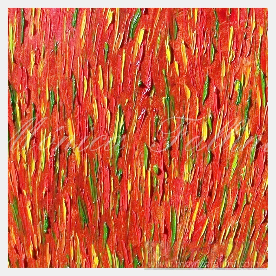 Painting titled 'Wild nature I' by Monica Fallini