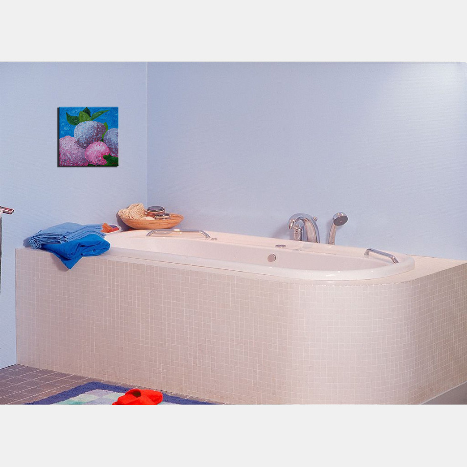 Painting titled 'A dream of Hydrangeas III' by Monica Fallini