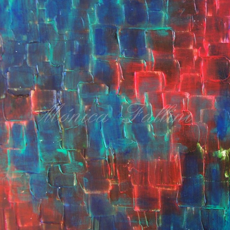 Painting titled 'Urban strategies I' by Monica Fallini