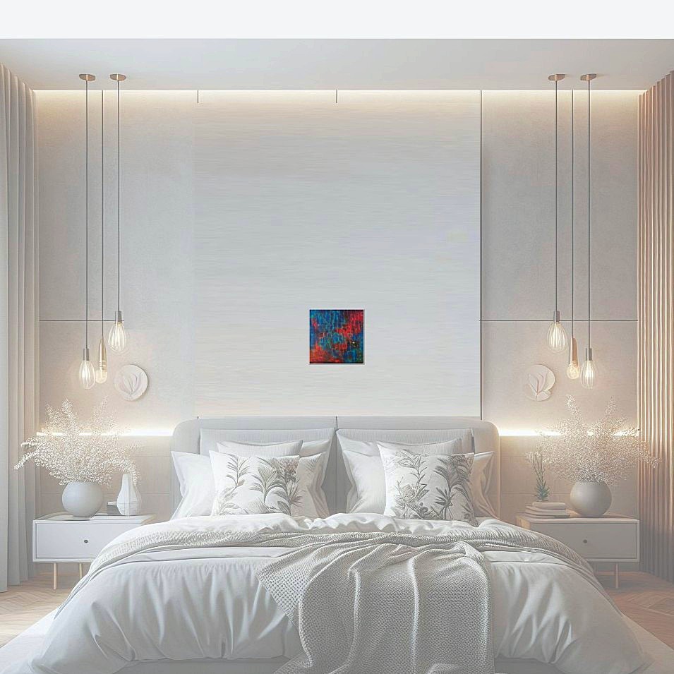 Painting titled 'Urban strategies I' by Monica Fallini