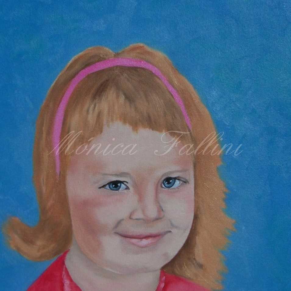 Painting titled 'Calynn' by Monica Fallini