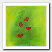Four dancing poppies 