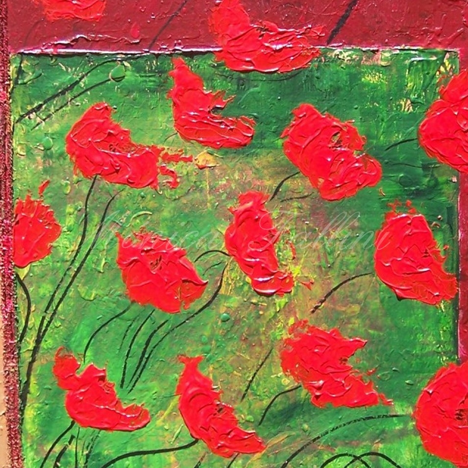 Painting titled '... with no limitations' by Monica Fallini
