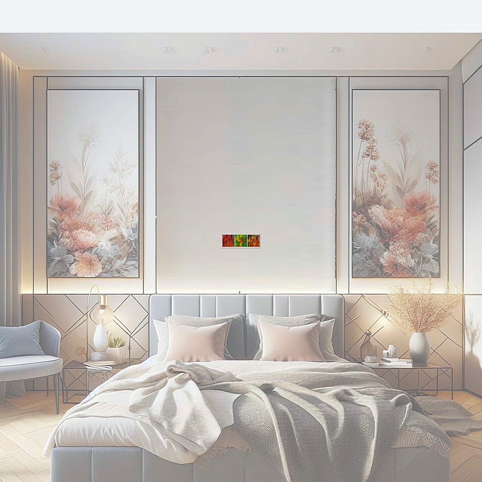 Painting titled 'Threads of energy' by Monica Fallini