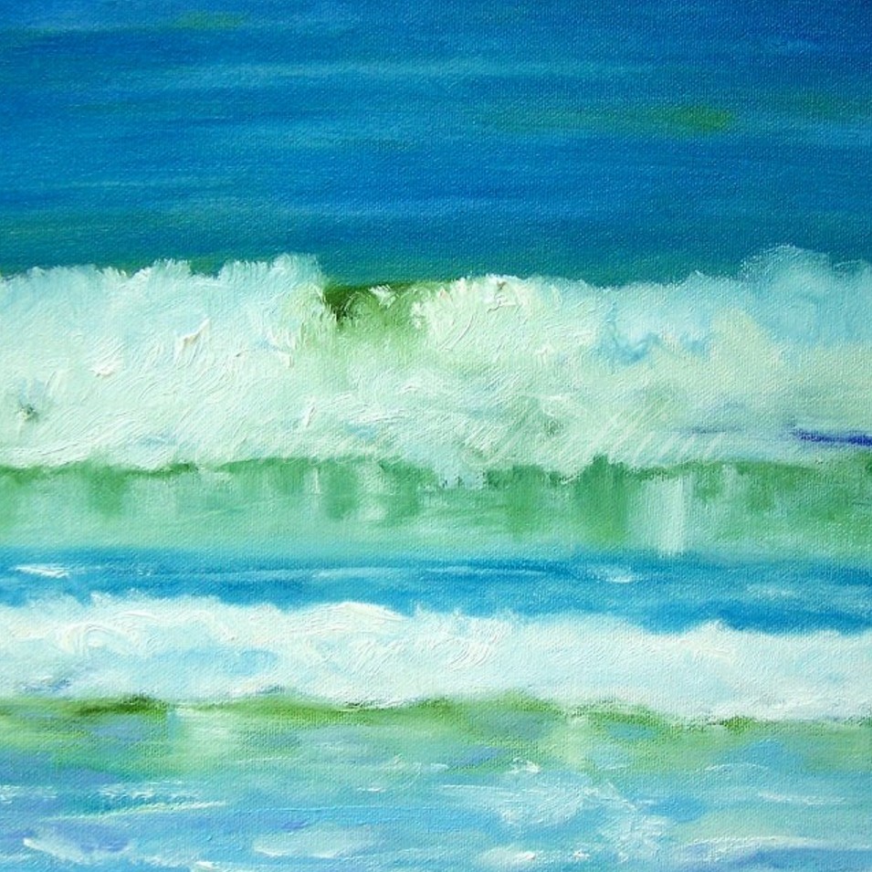 Painting titled 'Galveston # III.' by Monica Fallini