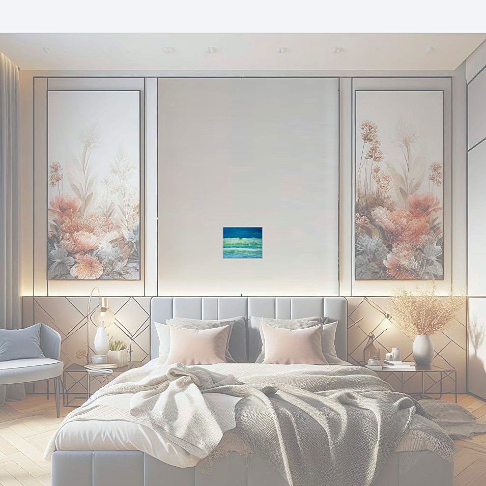 Painting titled 'Galveston # III.' by Monica Fallini