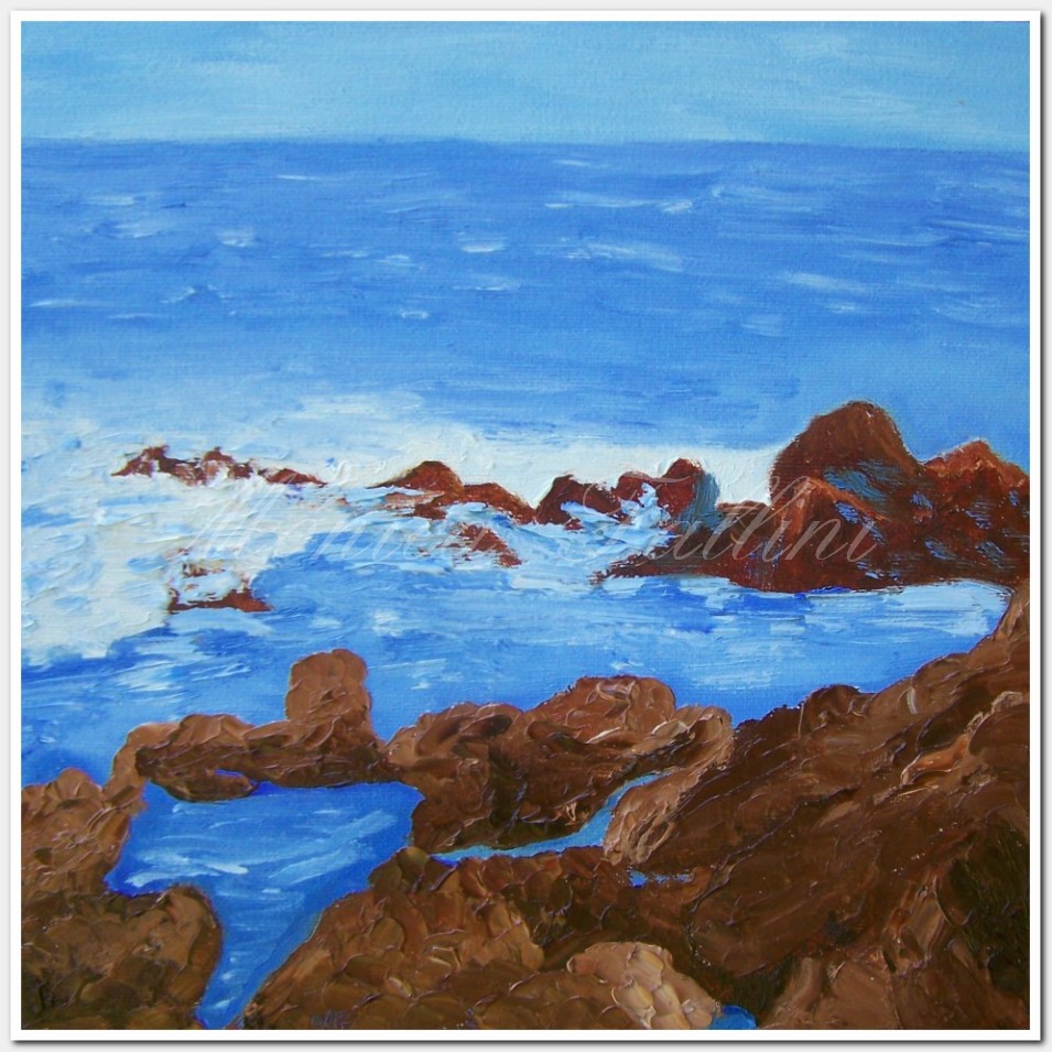 Painting titled 'Cuchilla Alta # II, ' by Monica Fallini