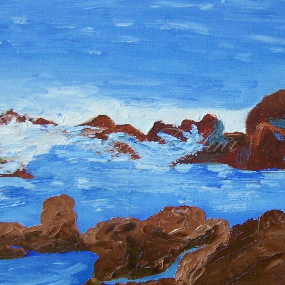Painting titled 'Cuchilla Alta # II, ' by Monica Fallini