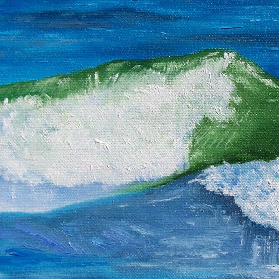 Painting titled 'Galveston # VII' by Monica Fallini