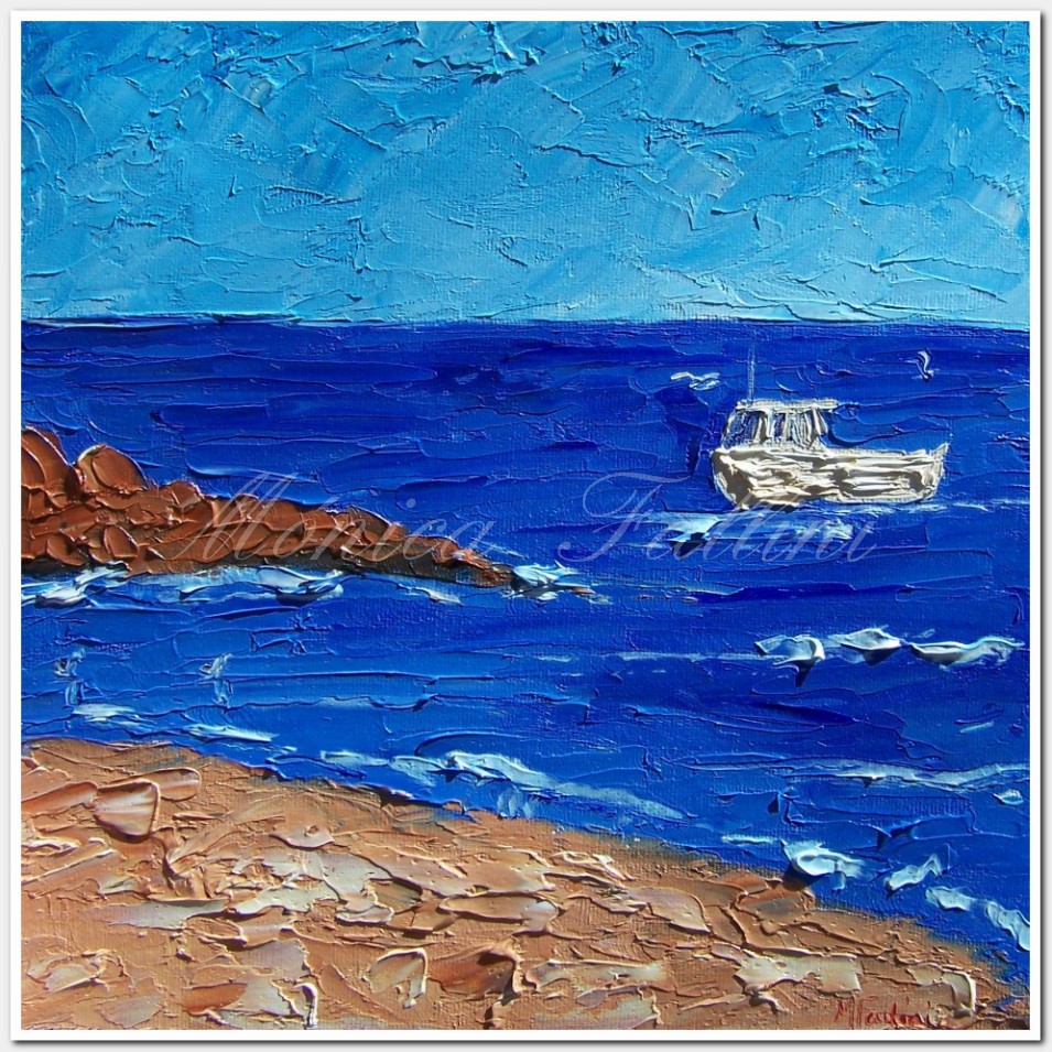 Painting titled 'Cuchilla Alta # V' by Monica Fallini