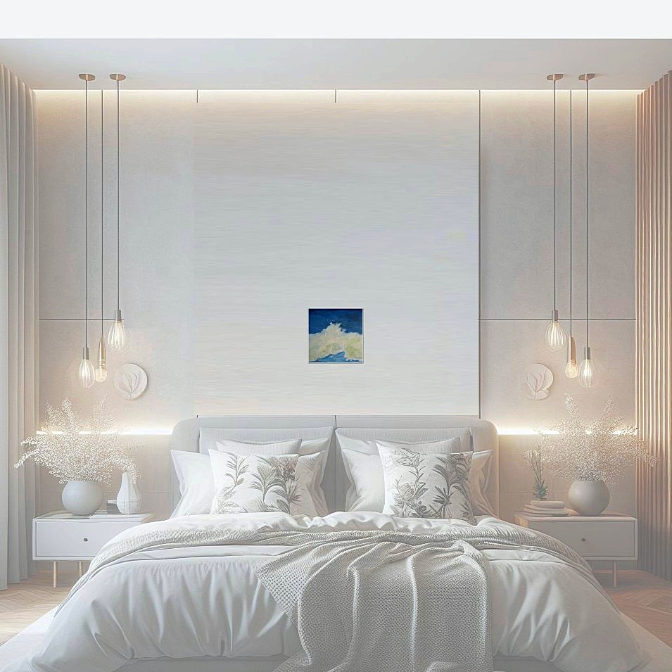 Painting titled 'Galveston # X, surf study' by Monica Fallini