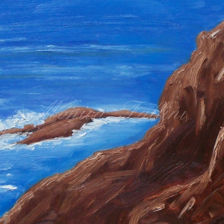 Painting titled 'Cuchilla Alta # VI' by Monica Fallini
