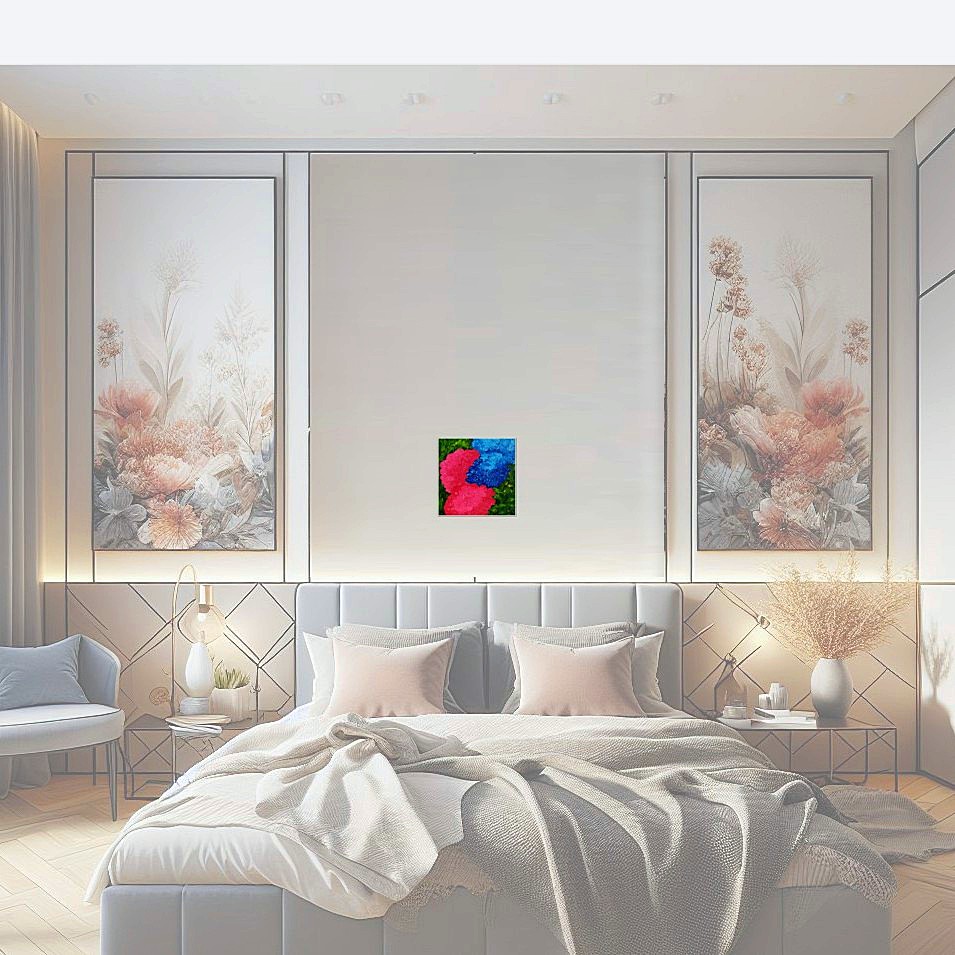 Painting titled 'A dream of Hydrangeas # XVIII' by Monica Fallini