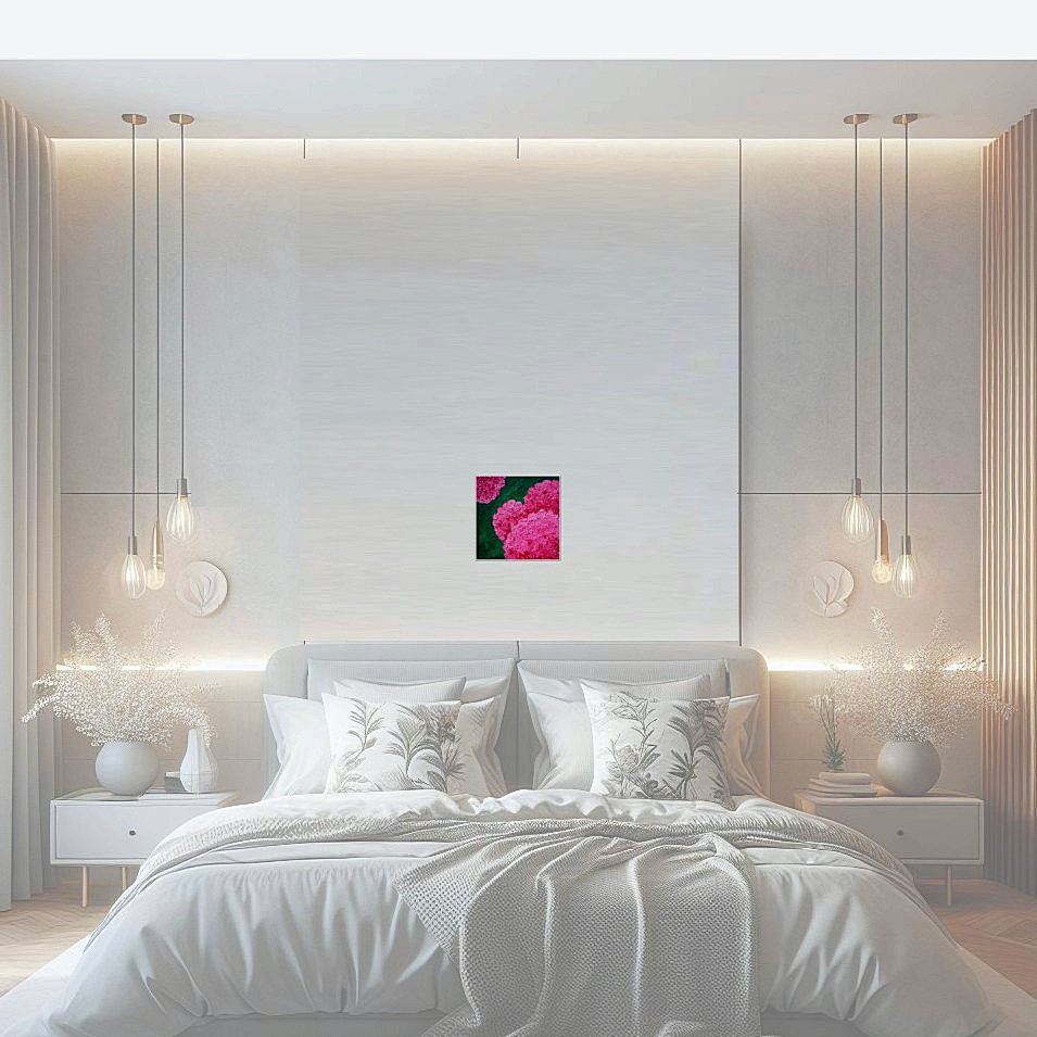 Painting titled 'A dream of Hydrangeas # XX' by Monica Fallini