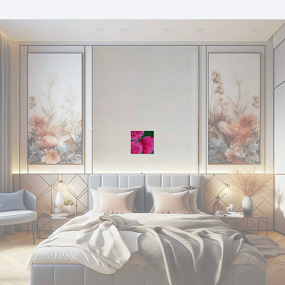 Painting titled 'A dream of Hydrangeas # XXI' by Monica Fallini