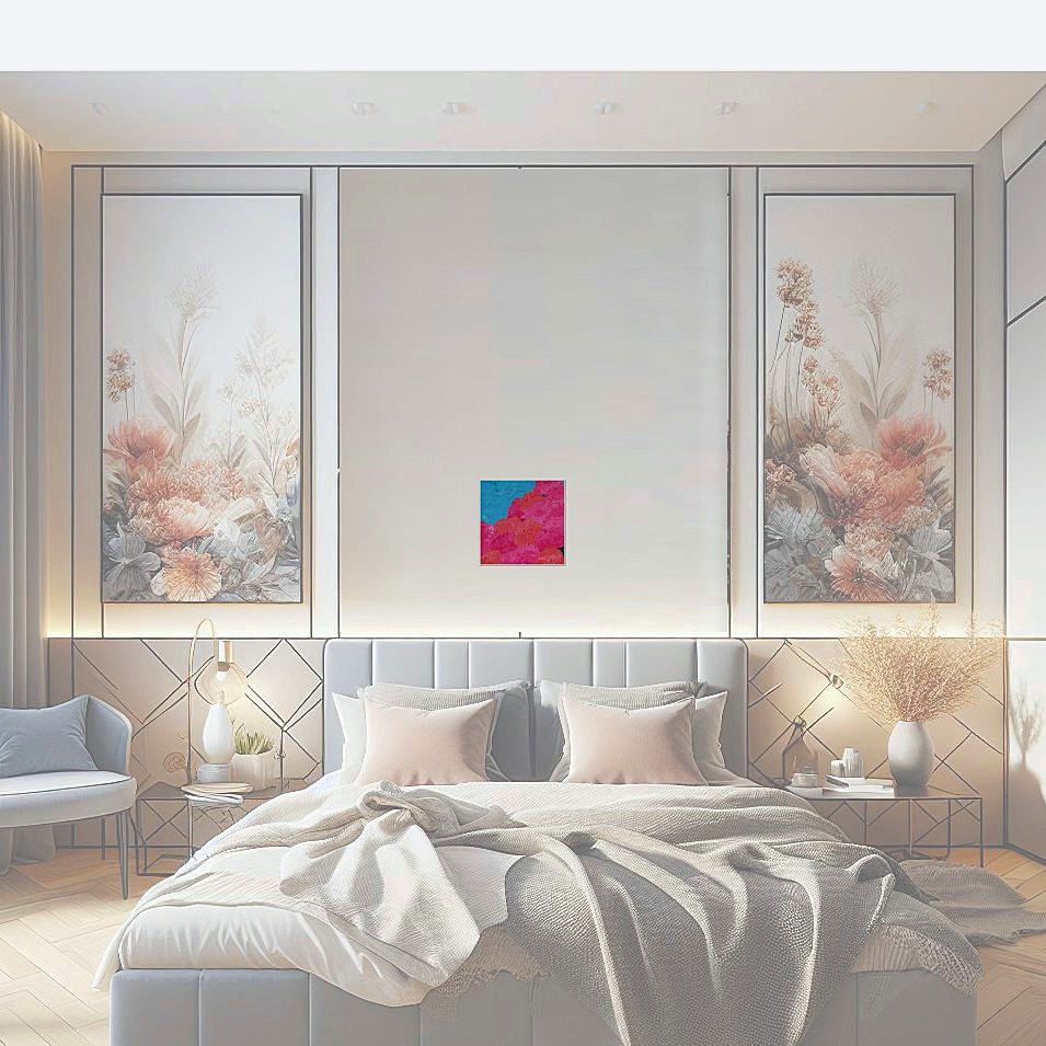 Painting titled 'A dream of Hydrangeas # XXII' by Monica Fallini