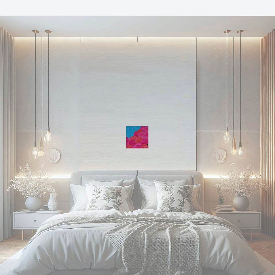 Painting titled 'A dream of Hydrangeas # XXII' by Monica Fallini