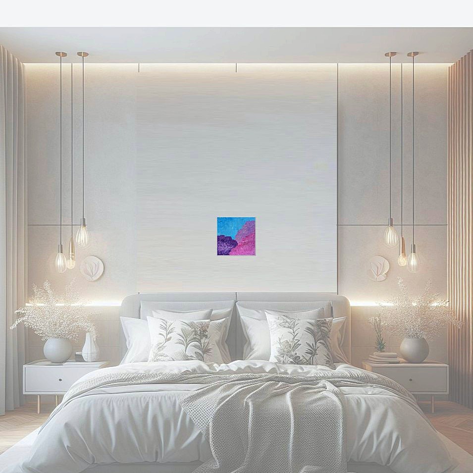 Painting titled 'A dream of Hydrangeas # XXIV' by Monica Fallini
