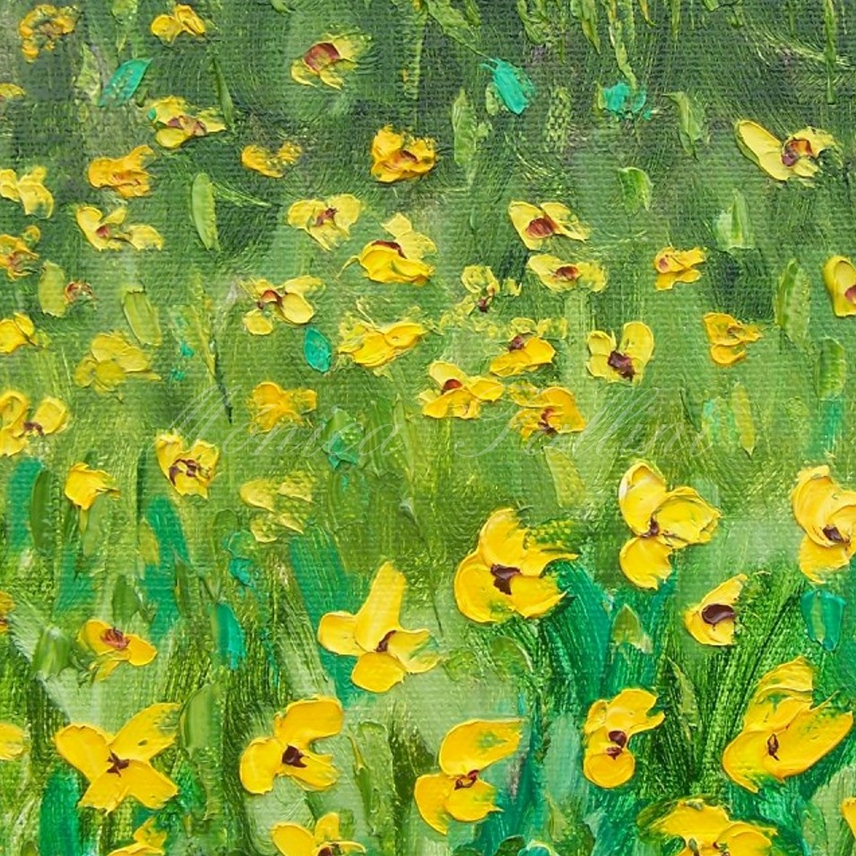 Painting titled 'Texas wild flowers I' by Monica Fallini
