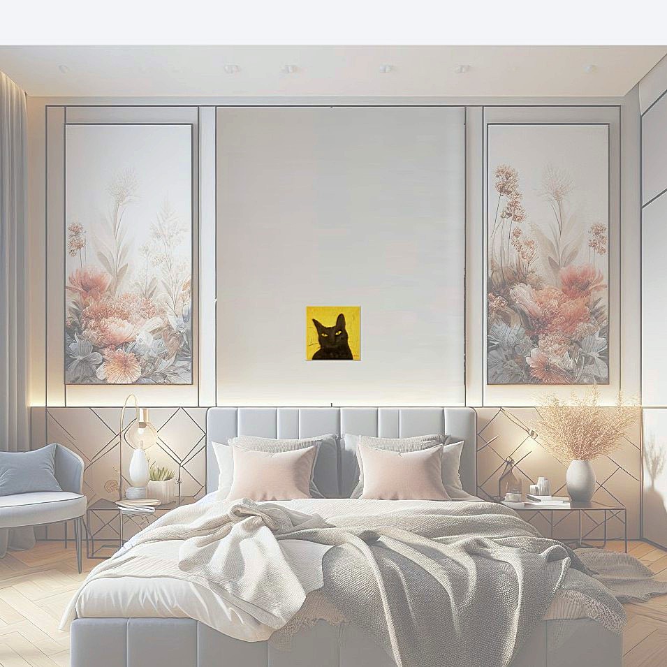 Painting titled 'Sleepy Pauline II' by Monica Fallini