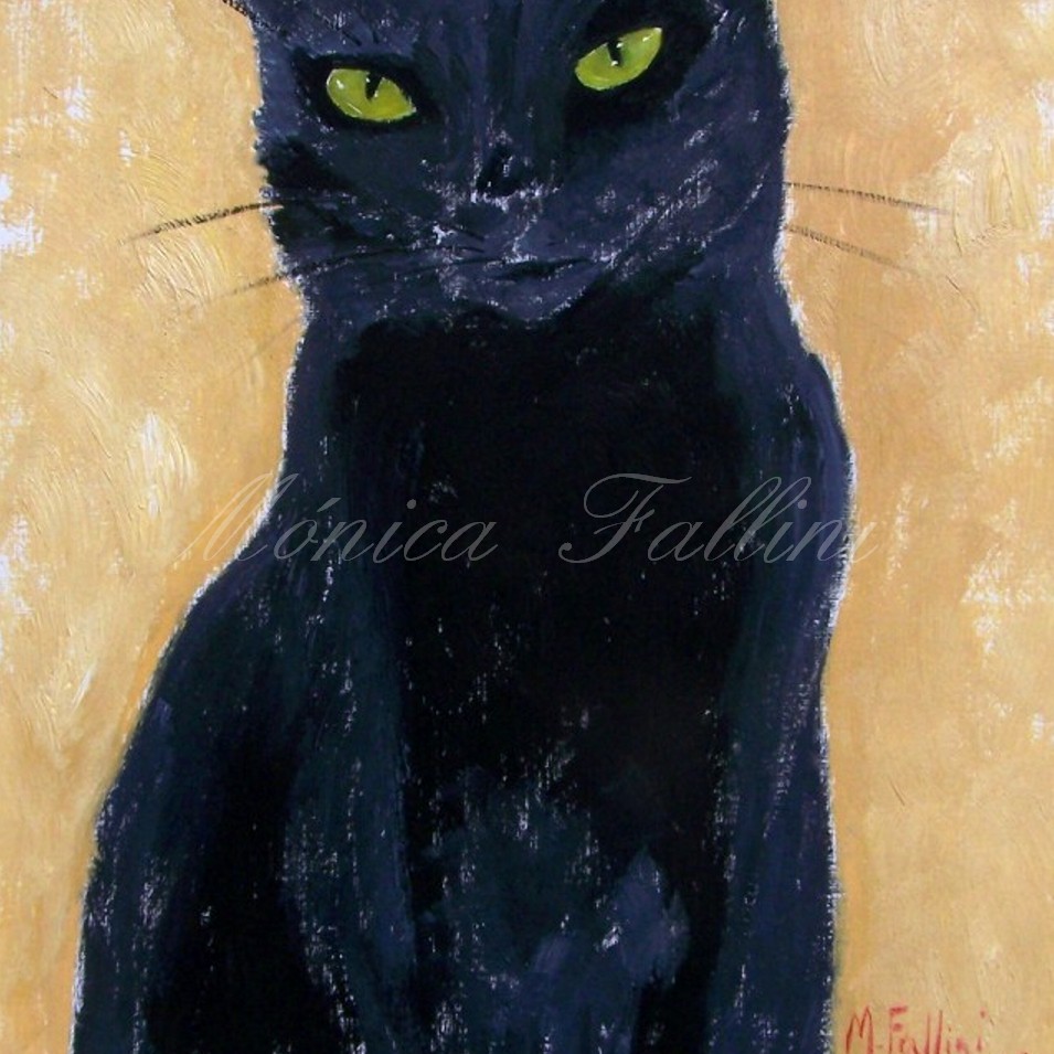Painting titled 'Sleepy Pauline I' by Monica Fallini