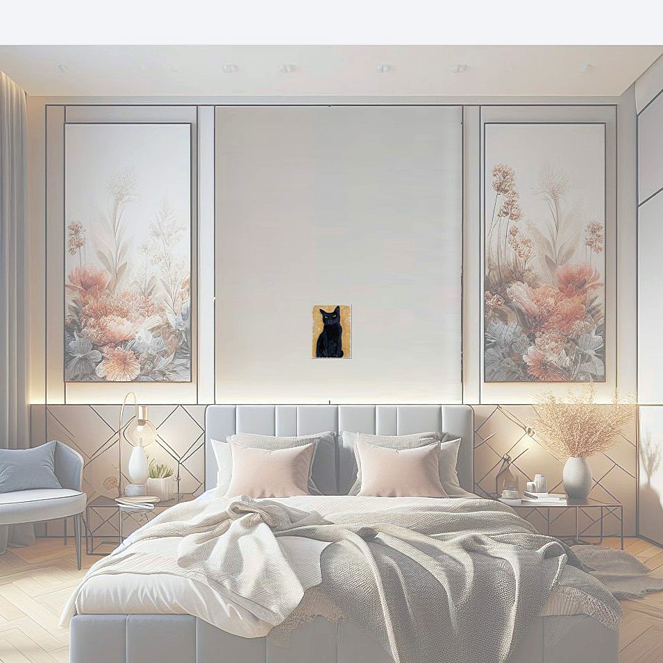Painting titled 'Sleepy Pauline I' by Monica Fallini