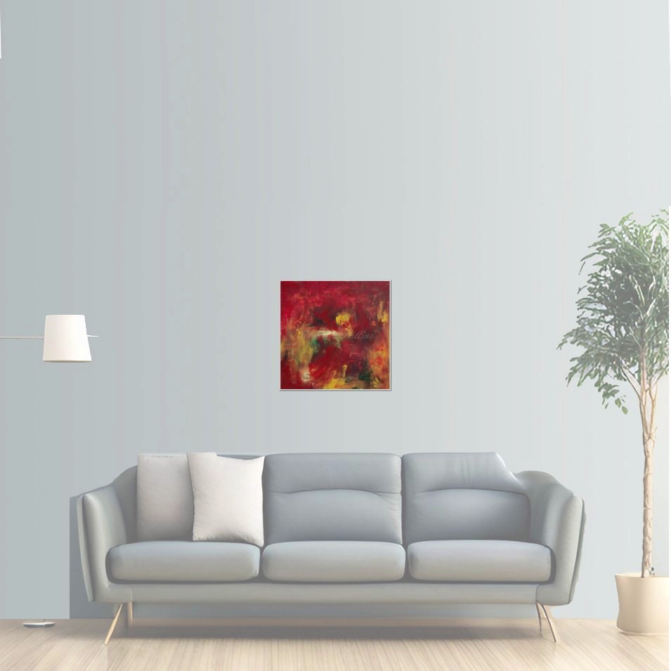 Painting titled 'Abstraction' by Monica Fallini