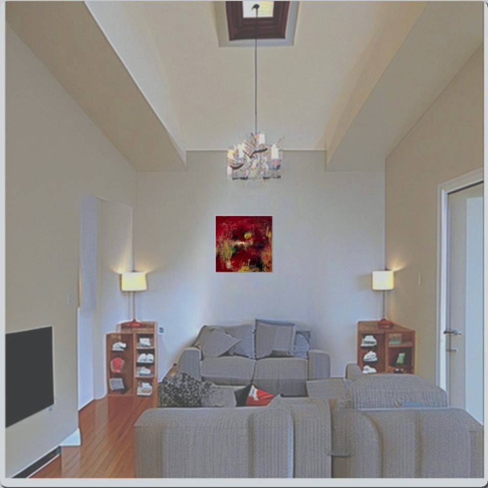 Painting titled 'Abstraction' by Monica Fallini