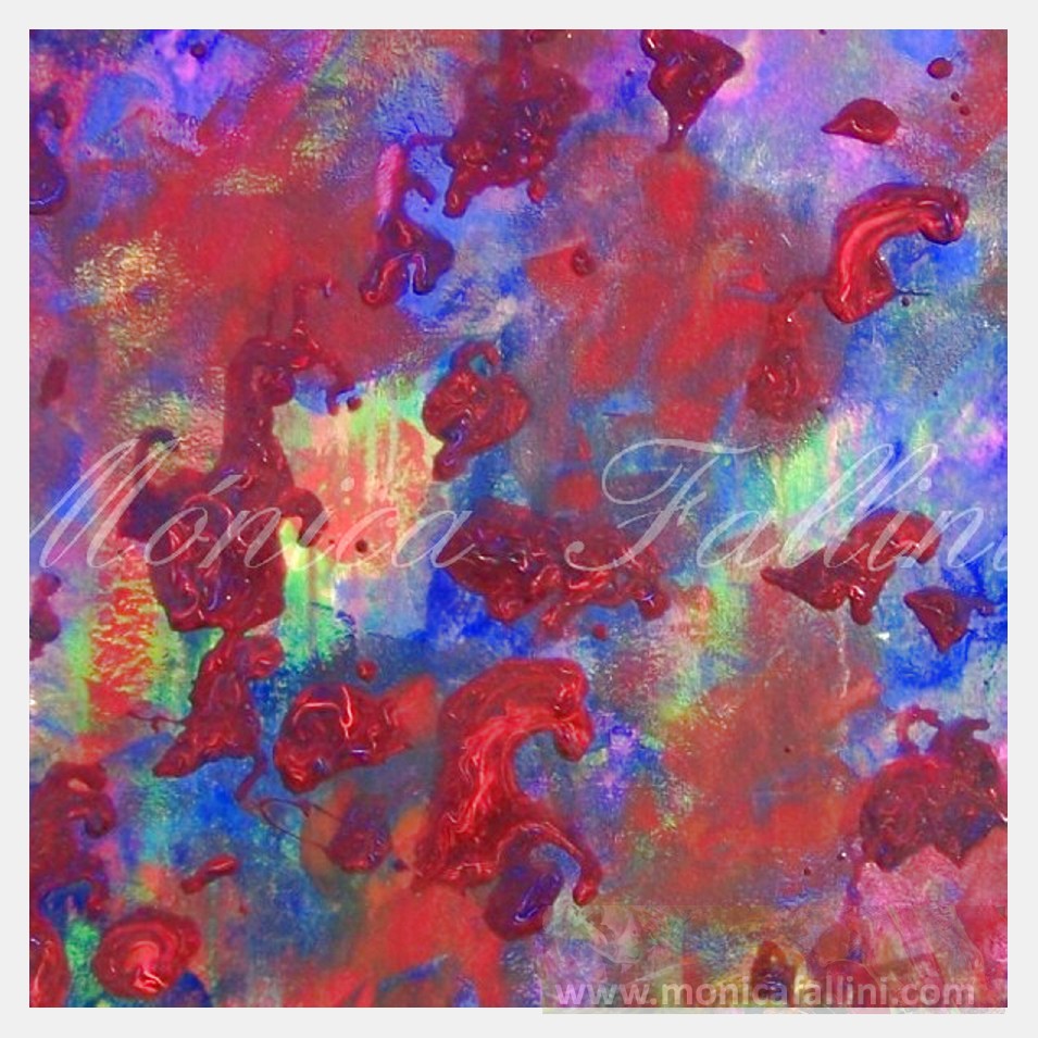 Painting titled 'Abstraction' by Monica Fallini