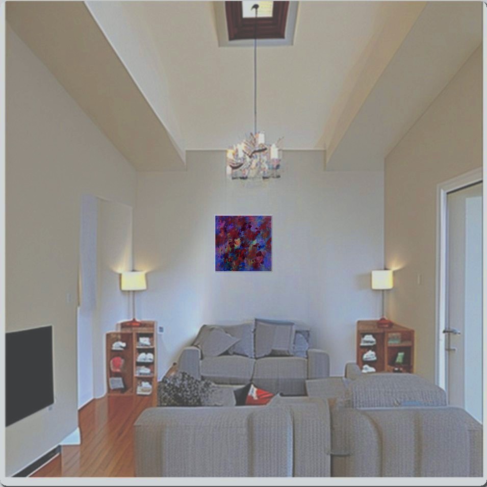 Painting titled 'Abstraction' by Monica Fallini