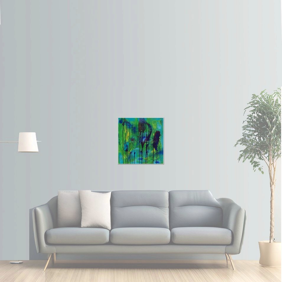 Painting titled 'Abstraction' by Monica Fallini