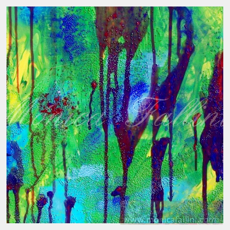 Painting titled 'Abstraction' by Monica Fallini