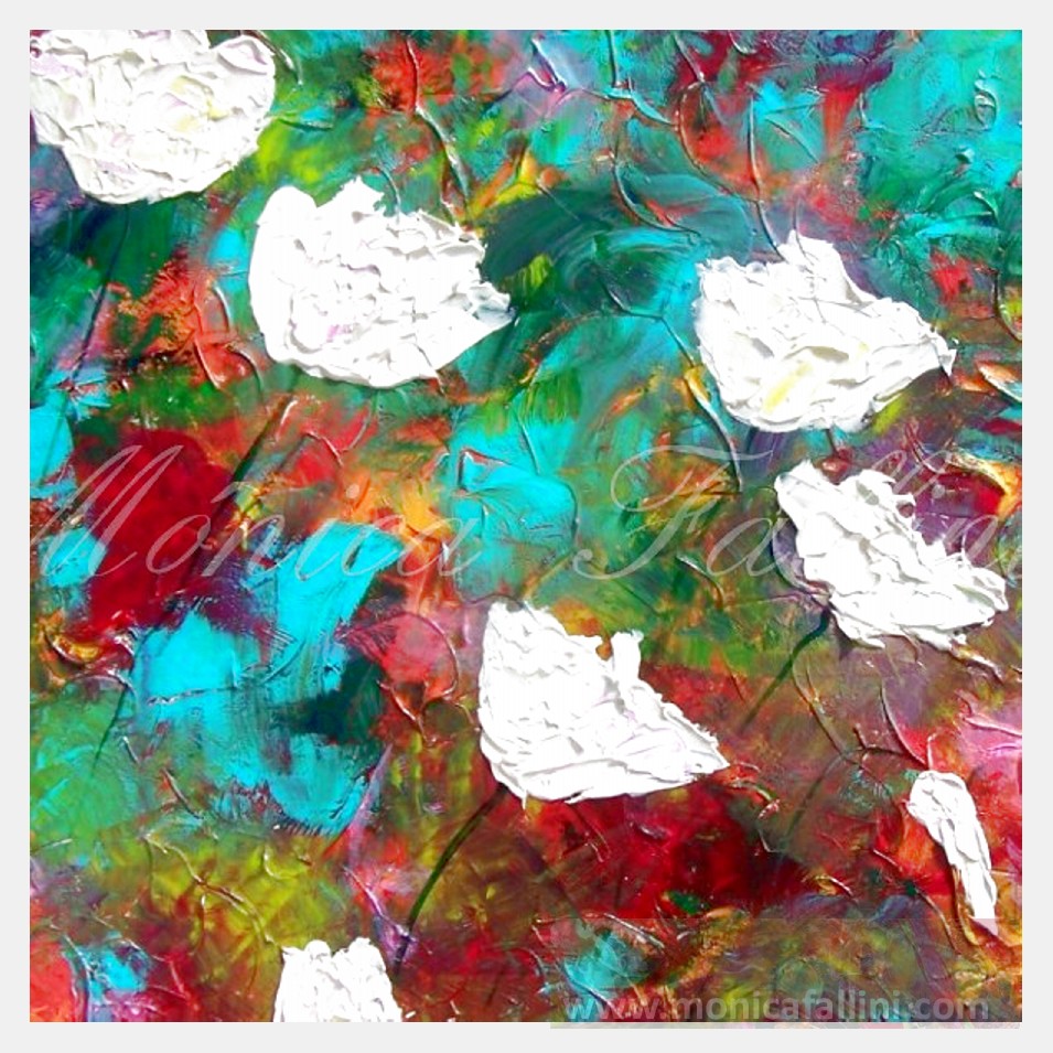 Painting titled 'Spring windy days' by Monica Fallini