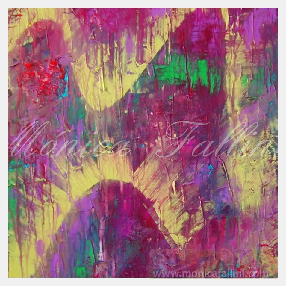 Painting titled 'Energy field' by Monica Fallini