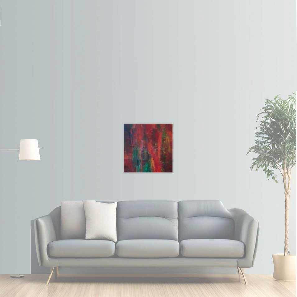 Painting titled 'Urban Memories VI' by Monica Fallini