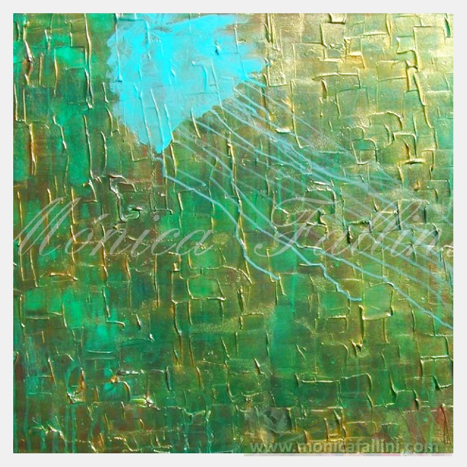 Painting titled 'Jelly-fish' by Monica Fallini