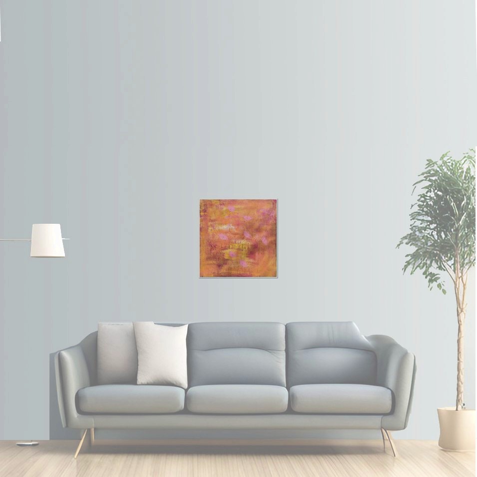 Painting titled 'Dreaming in pink' by Monica Fallini