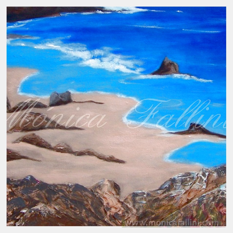 Painting titled 'Cuchilla Alta VII' by Monica Fallini