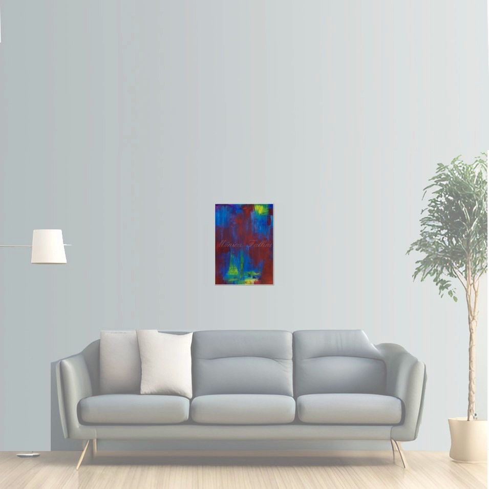 Painting titled 'Abstraction' by Monica Fallini